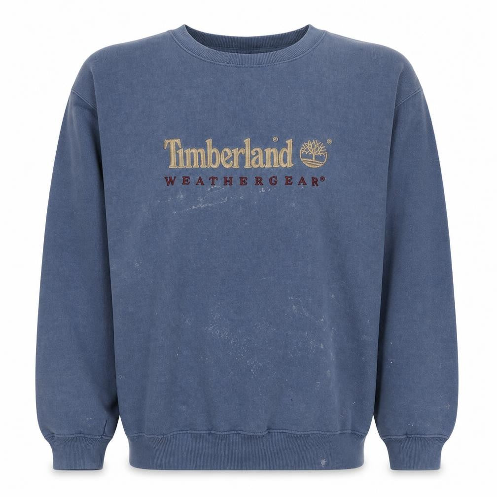 Timberland Men's Blue XL Pullover Sweatshirt Logo Outdoor