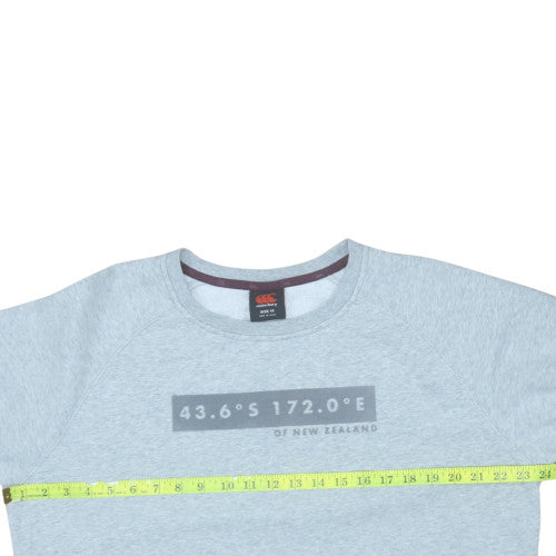 Canterbury Teens Grey Crew Neck Pullover Sweatshirt Size 14