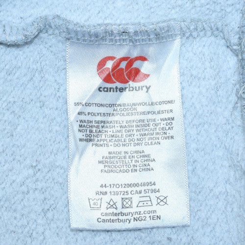 Canterbury Teens Grey Crew Neck Pullover Sweatshirt Size 14