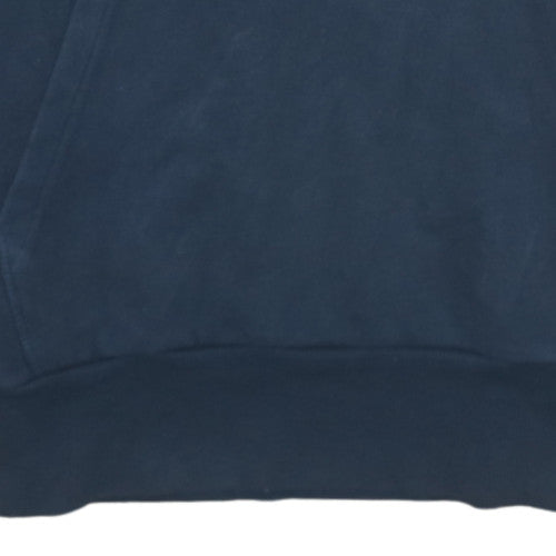 Ellesse Mens Blue Pullover Hoodie Small Regular Fit Logo Fleece