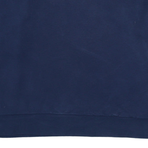 Emporio Armani EA7 Men's Blue Crew Neck Pullover Sweatshirt M
