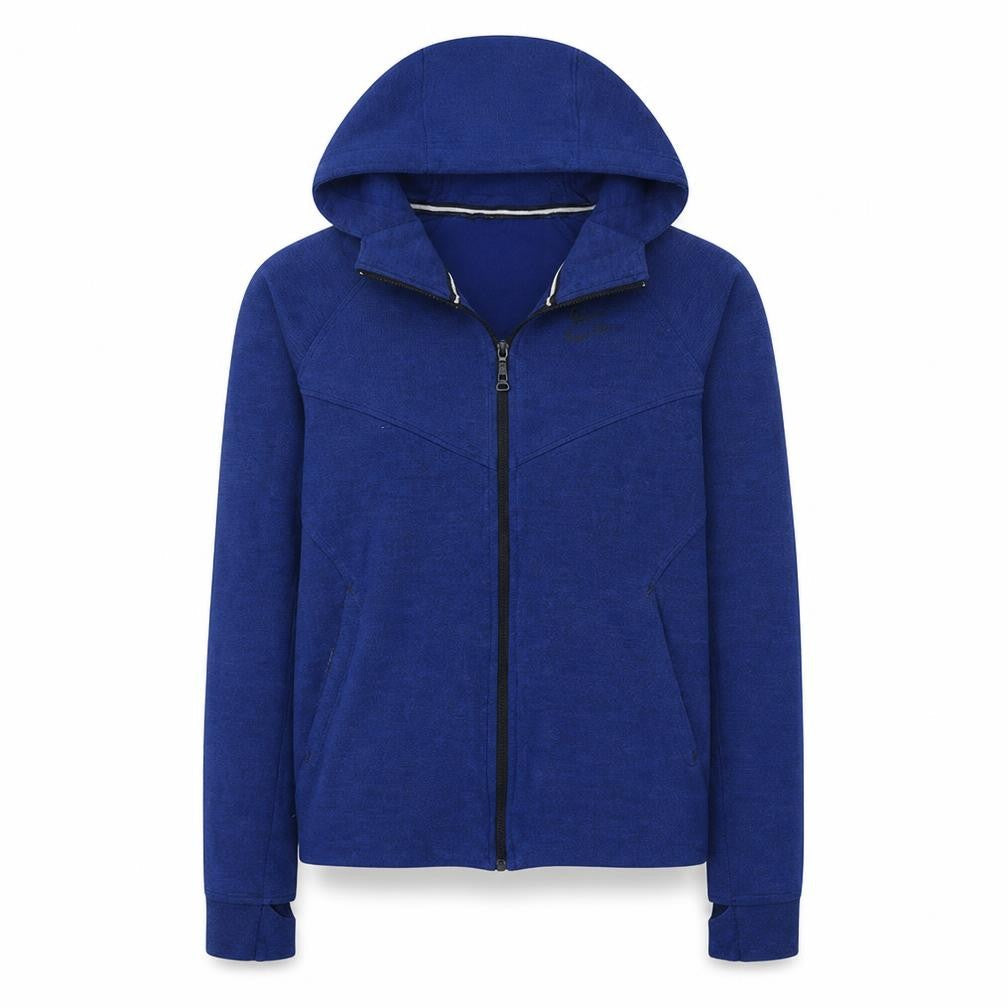 Nike Men's Blue Full Zip Hoodie Size M Lightweight Sportswear