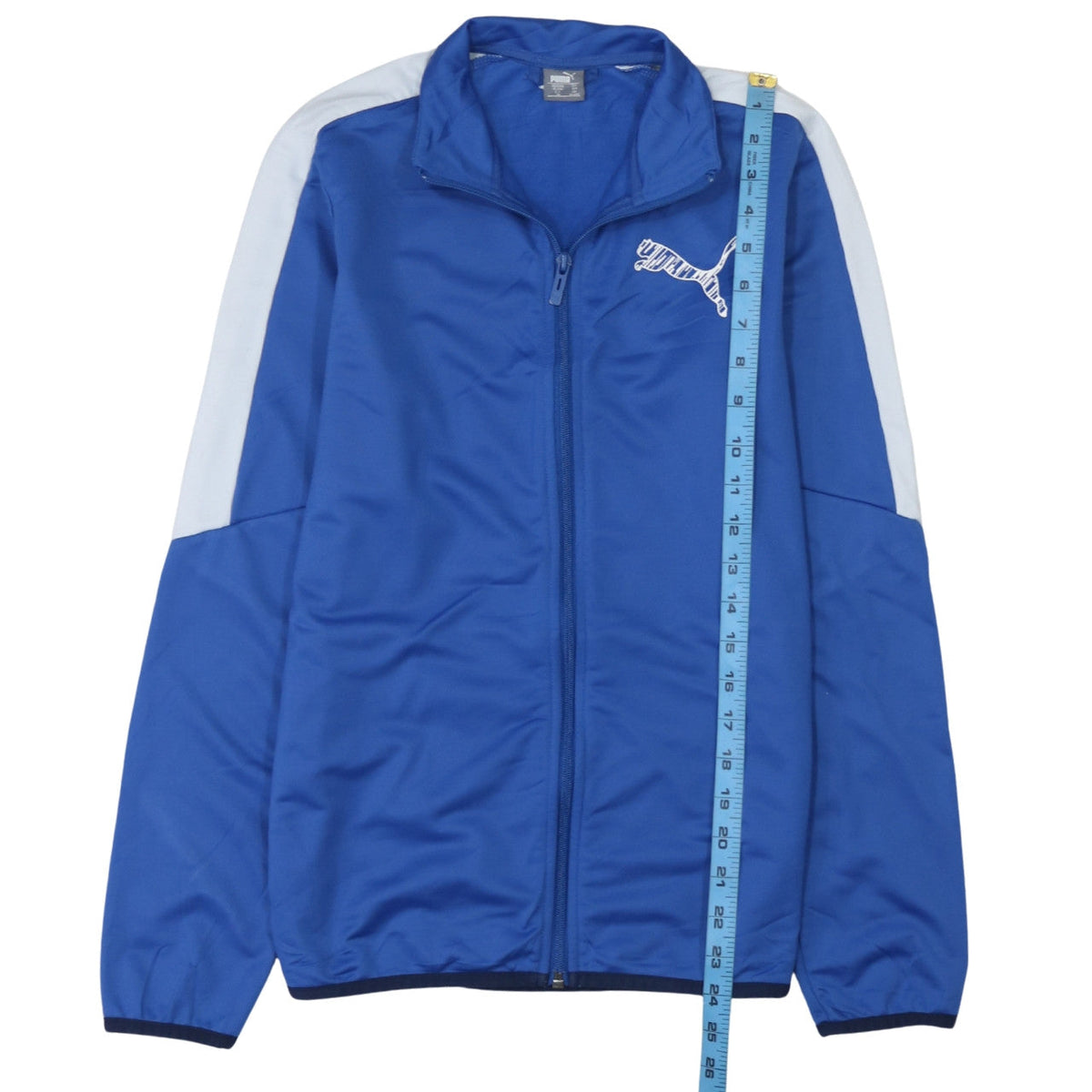 Puma Boys Blue 13-14 Years Track Jacket Full Zip Lightweight Sports Top