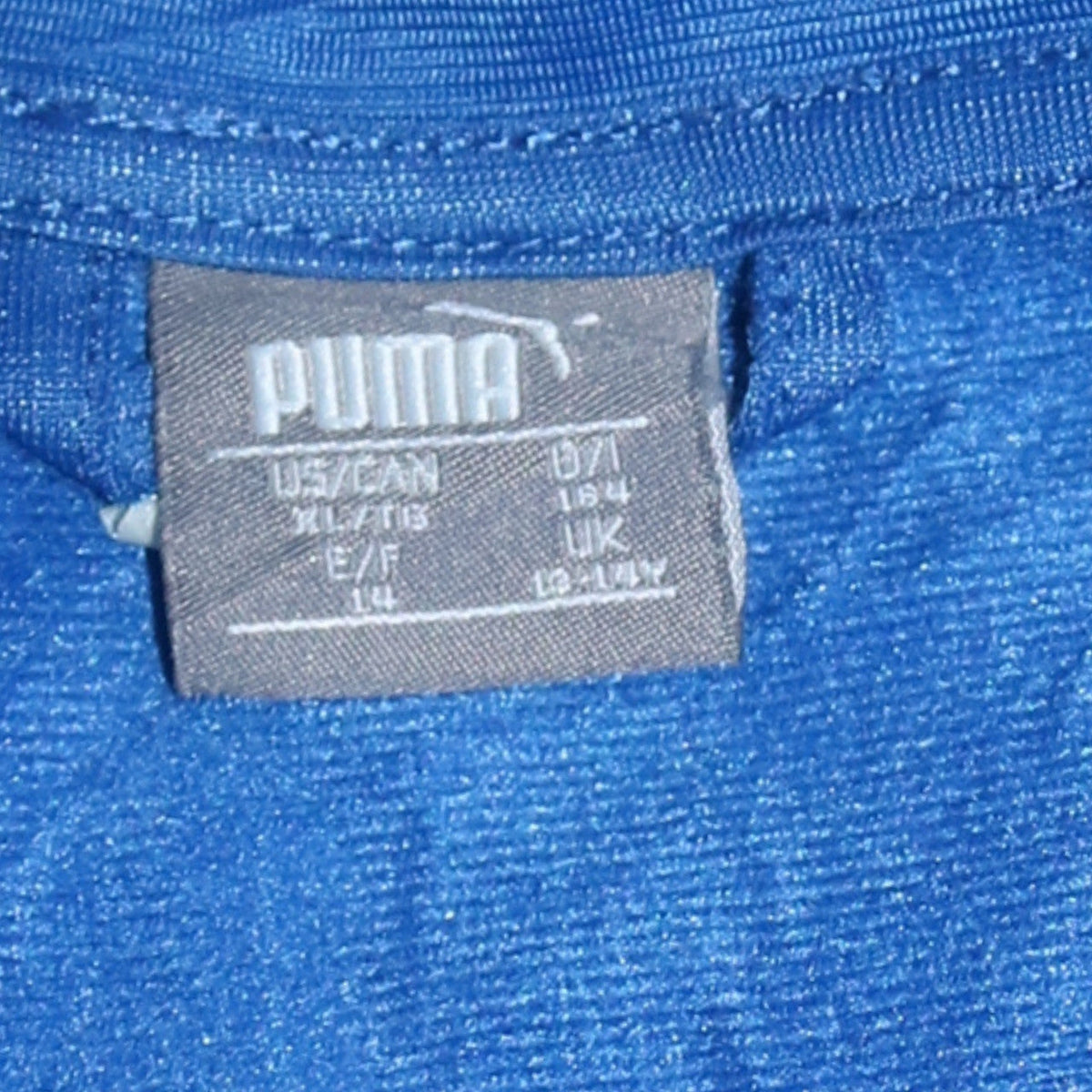 Puma Boys Blue 13-14 Years Track Jacket Full Zip Lightweight Sports Top