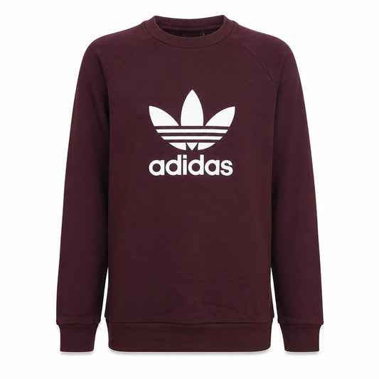 Adidas Men's Brown Crew Neck Pullover Sweatshirt M