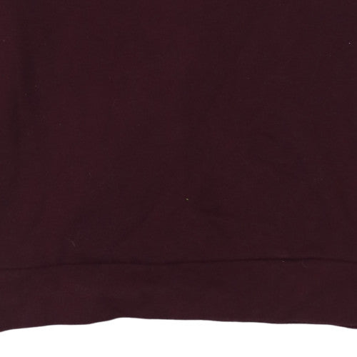 Adidas Men's Brown Crew Neck Pullover Sweatshirt M