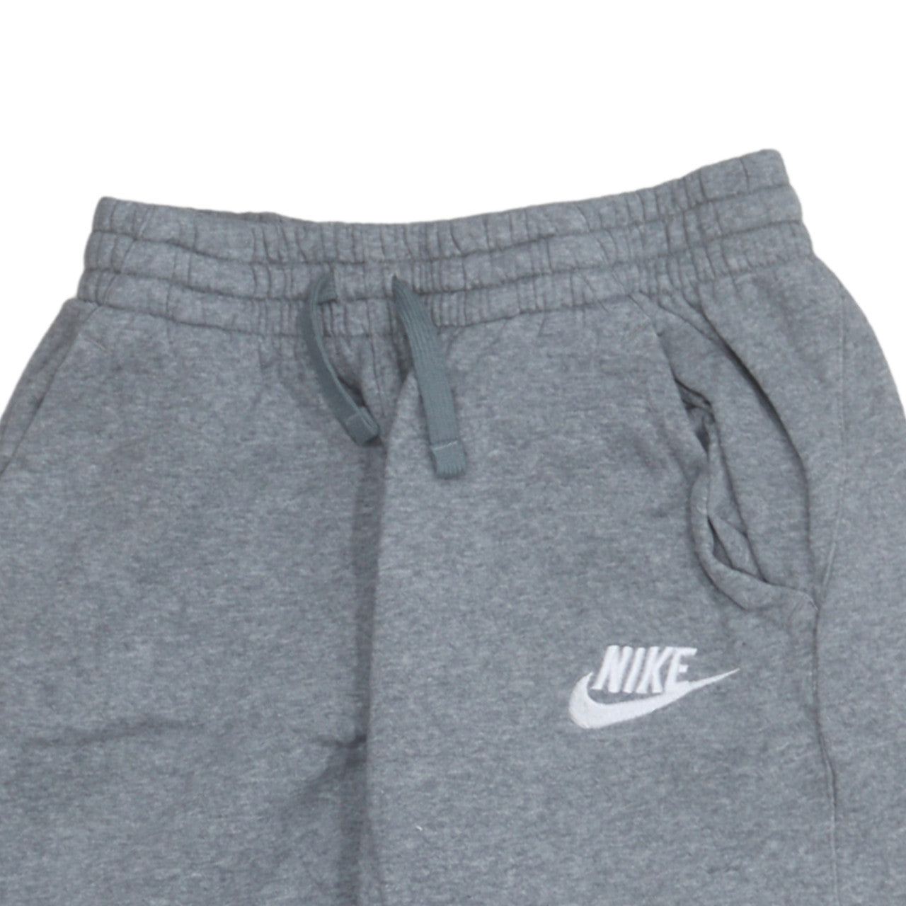 Nike Boys Grey XL Jogger Sweatpants with Elastic Waist & Pockets