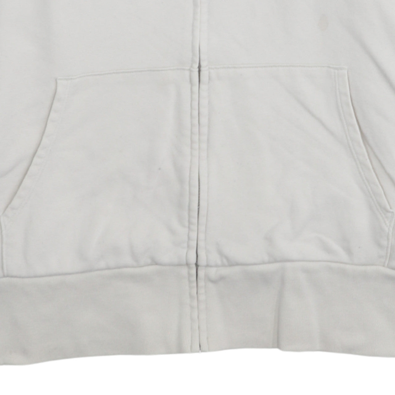 GAP Men’s Ivory Full Zip Hoodie XL Classic Cotton Blend
