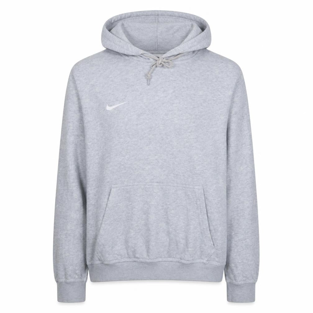 Nike Men's Grey Pullover Hoodie L Regular Fit Sports Style