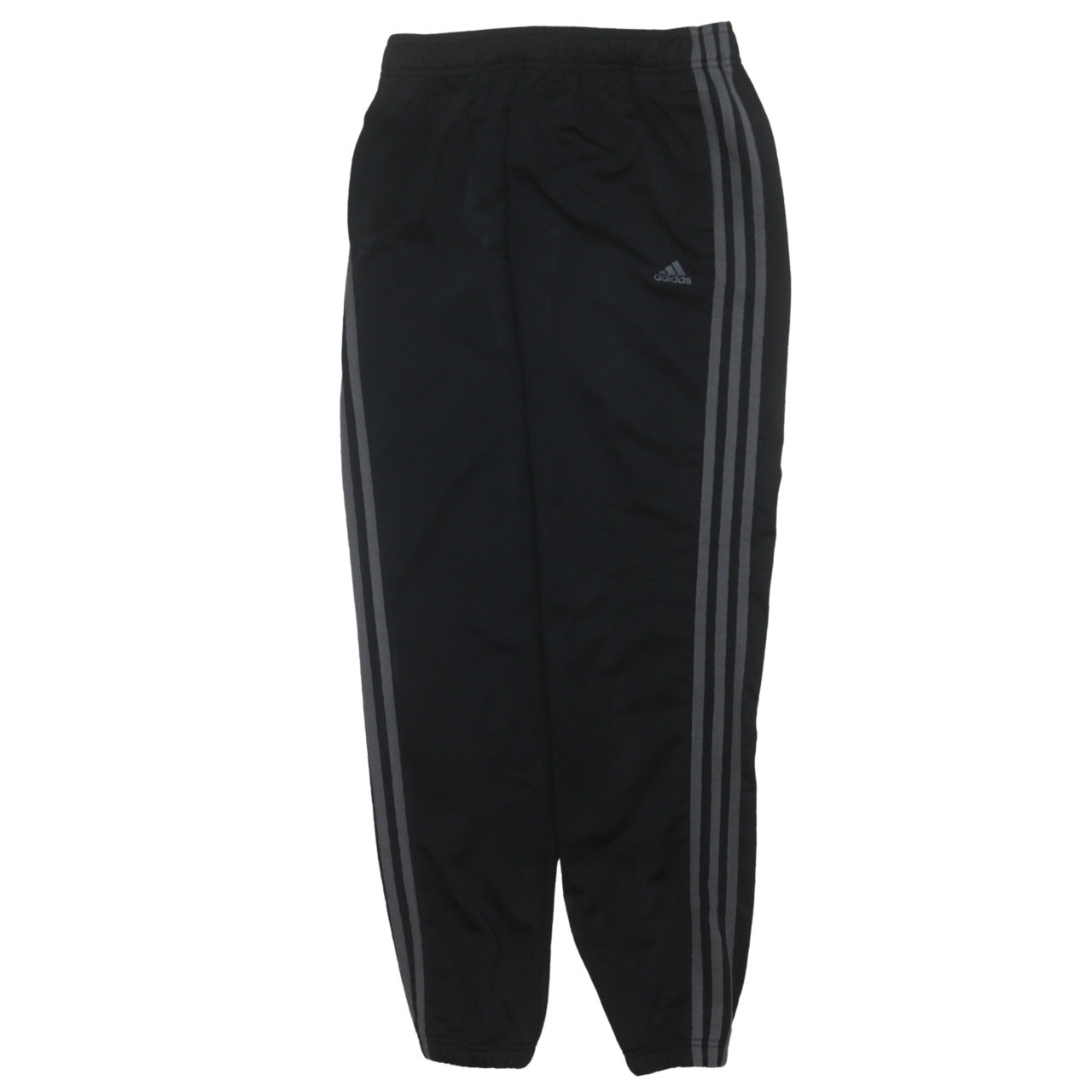 Adidas Boys Black Track Pants S Elastic Waist Jogger Trousers