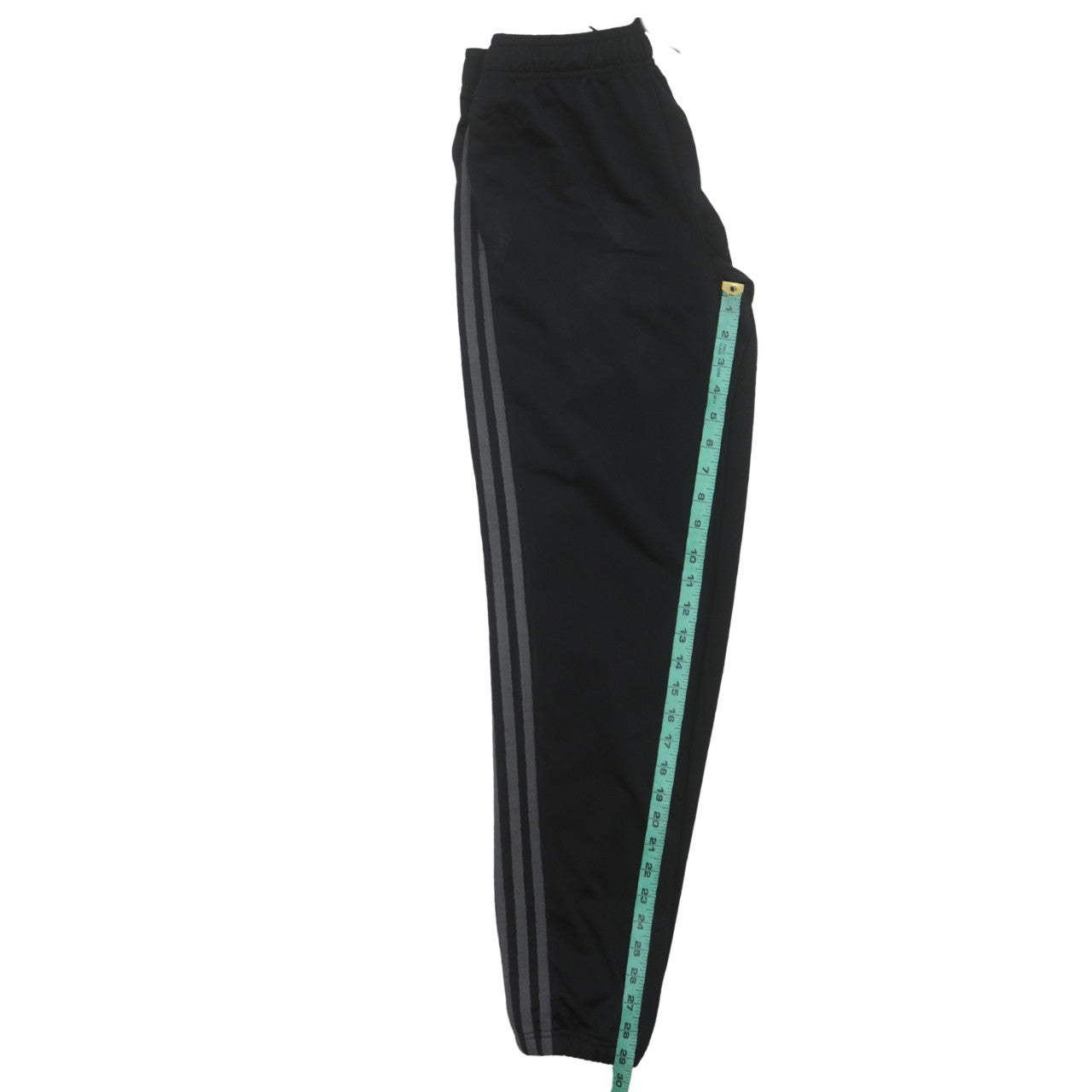 Adidas Boys Black Track Pants S Elastic Waist Jogger Trousers