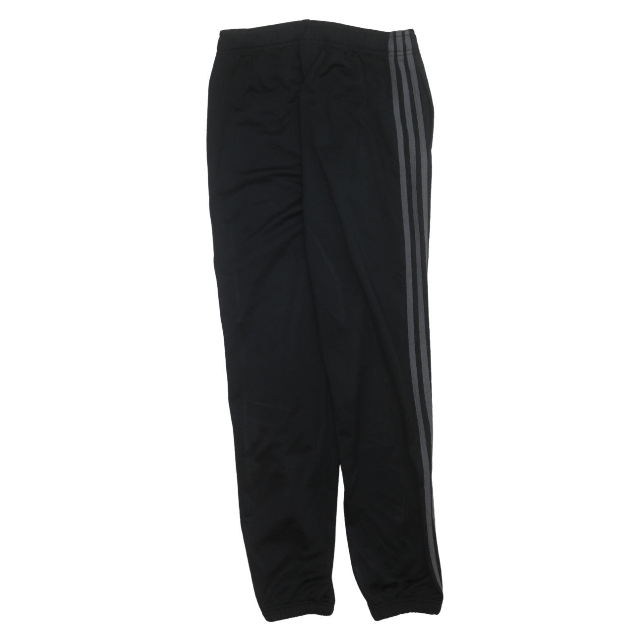 Adidas Boys Black Track Pants S Elastic Waist Jogger Trousers