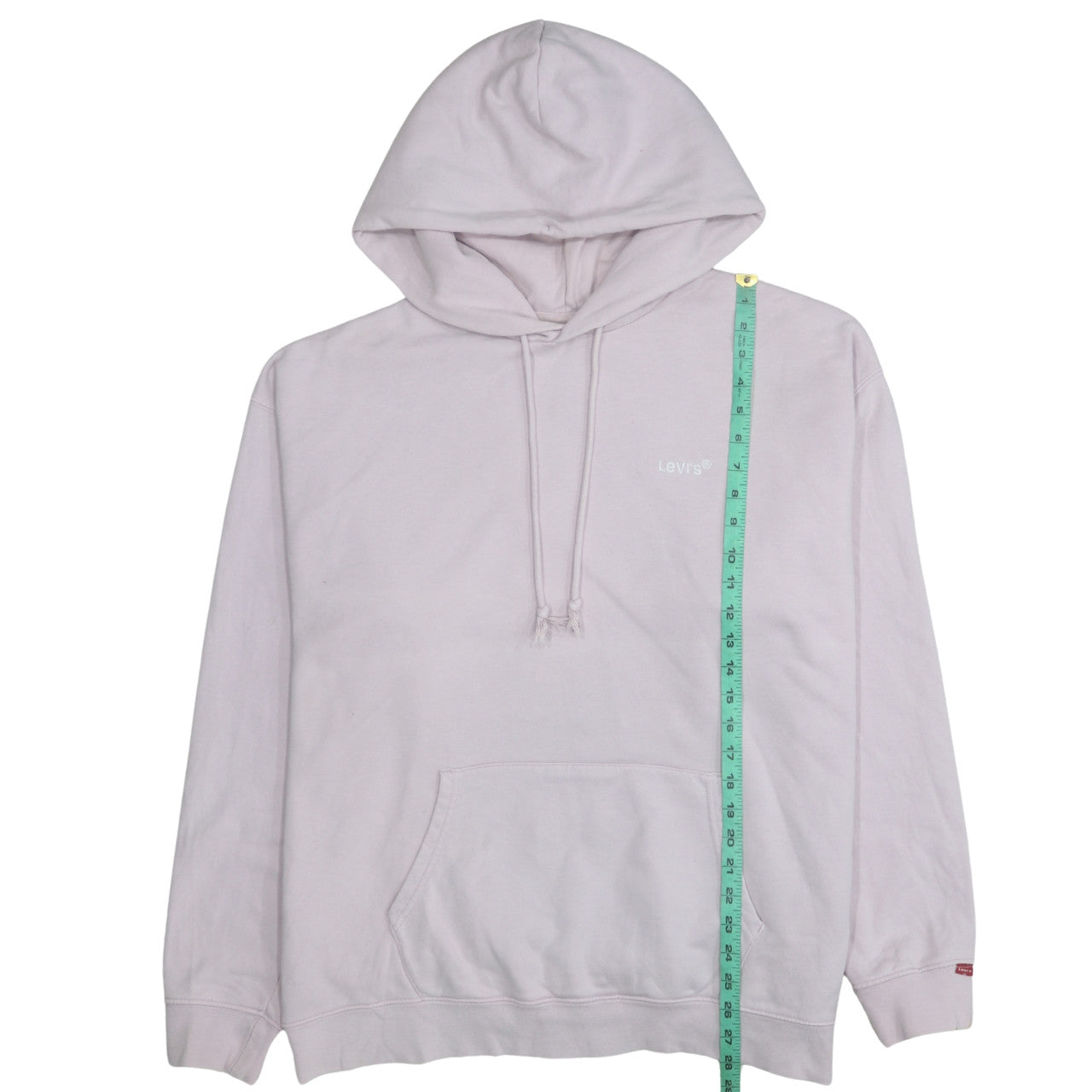 Levi's Women Pink Relaxed Pullover Hoodie Size L Cotton Blend