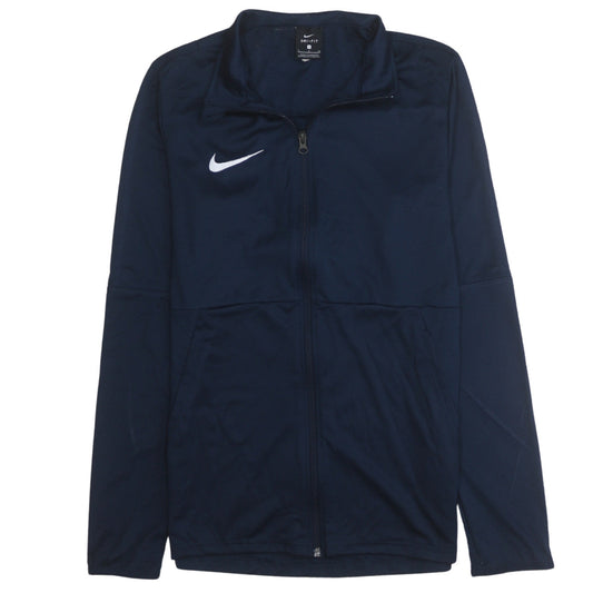 Nike Men's Blue Dri-Fit Track Jacket Size S Full Zip Lightweight