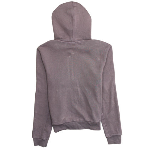 Adidas Women's Purple Full Zip Hoodie Size 12 Fleece Lined Casual