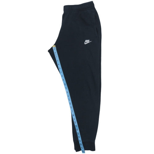 Nike Men's Black Fleece Joggers M Comfort Fit Tapered