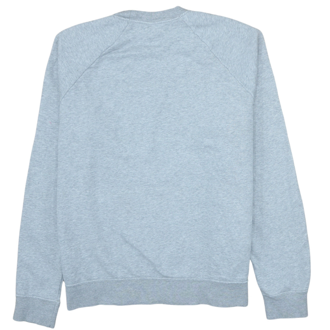 Nike Women Grey Crew Neck Long Sleeve Sweatshirt L Cotton Blend