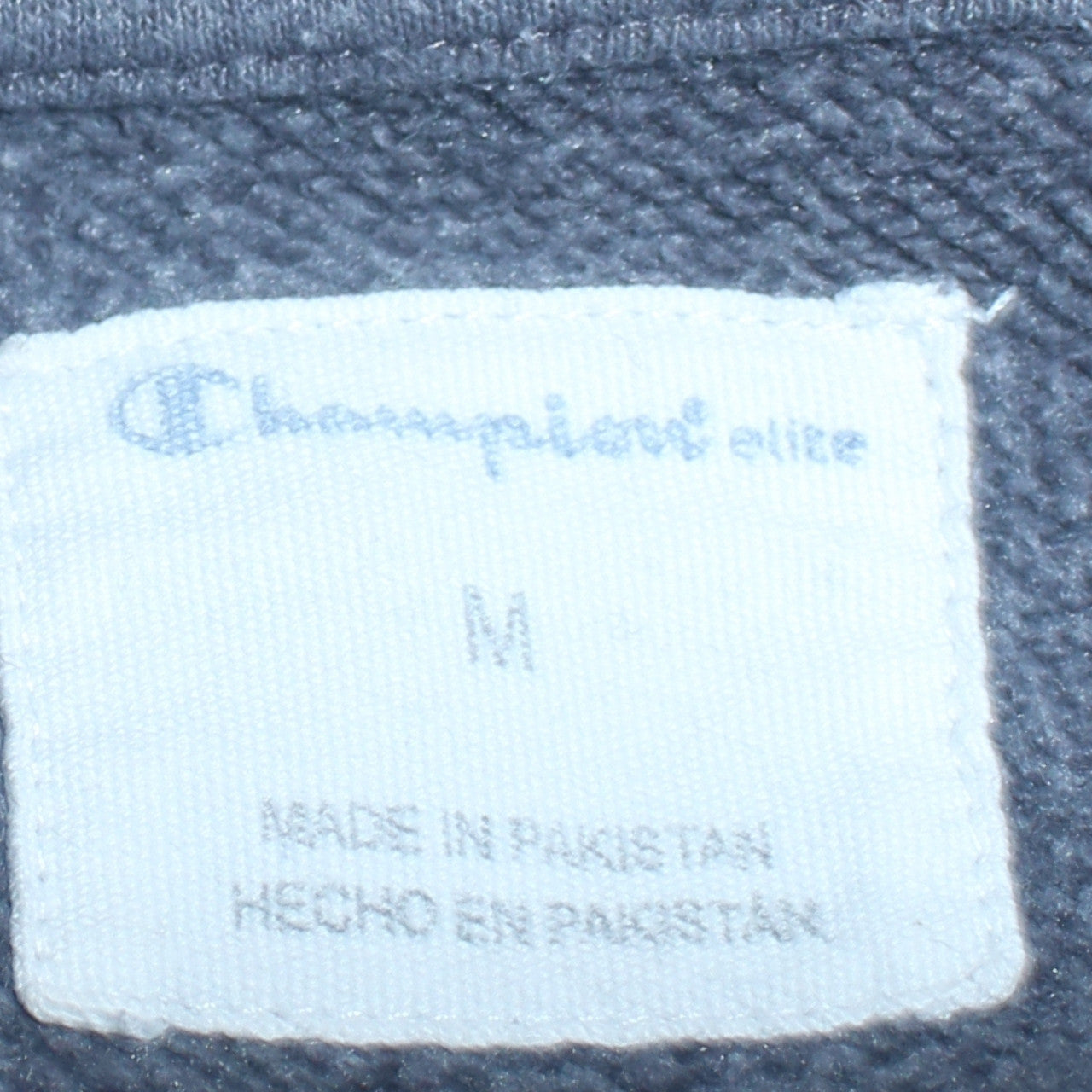 Champion Men's Grey Crew Neck Pullover Sweatshirt M Regular Fit