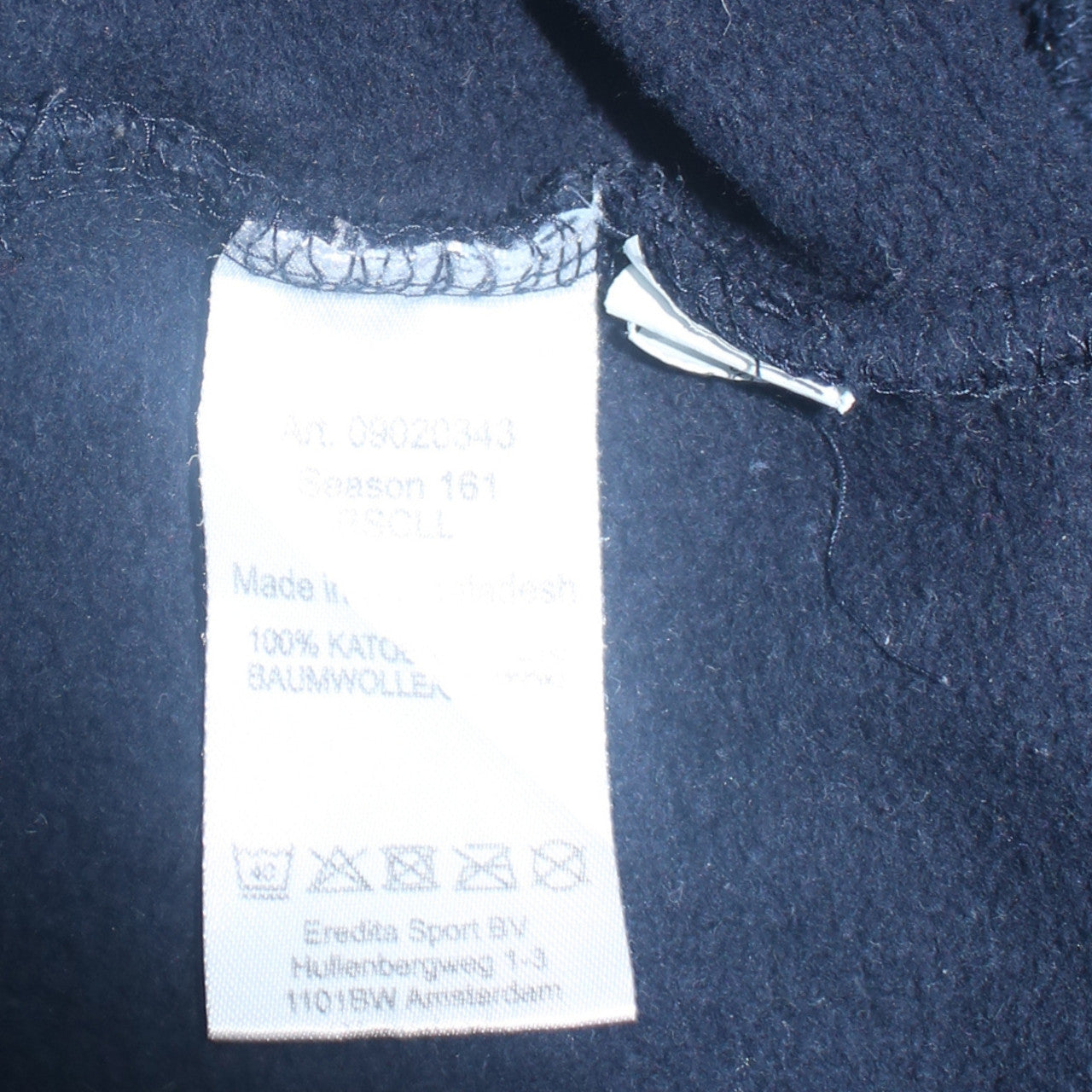 Ellesse Men's Blue Pullover Hoodie Logo Print Cotton Size M