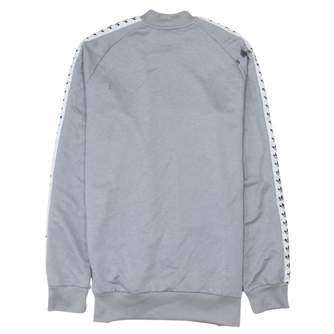 Adidas Boys Grey 16 Years Track Jacket Full Zip Athletic Casual