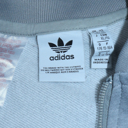 Additional view of Adidas boys’ grey 16 years track jacket full zip athletic casual