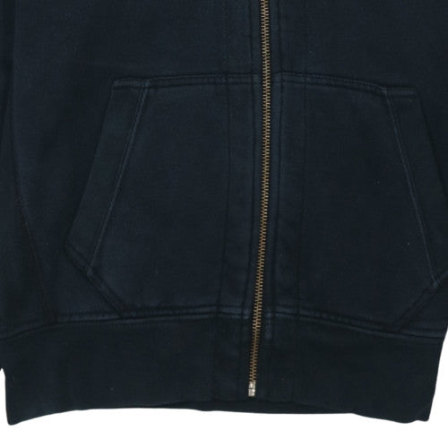 Ralph Lauren Mens Black Full Zip Hoodie M Regular Fit Cotton Blend