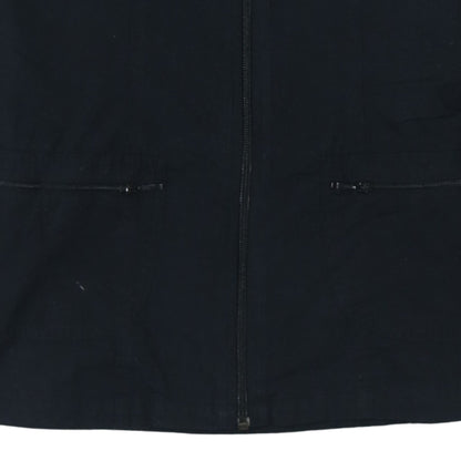 Additional view of Levi's girls’ black cotton full zip mid-length jacket, size L