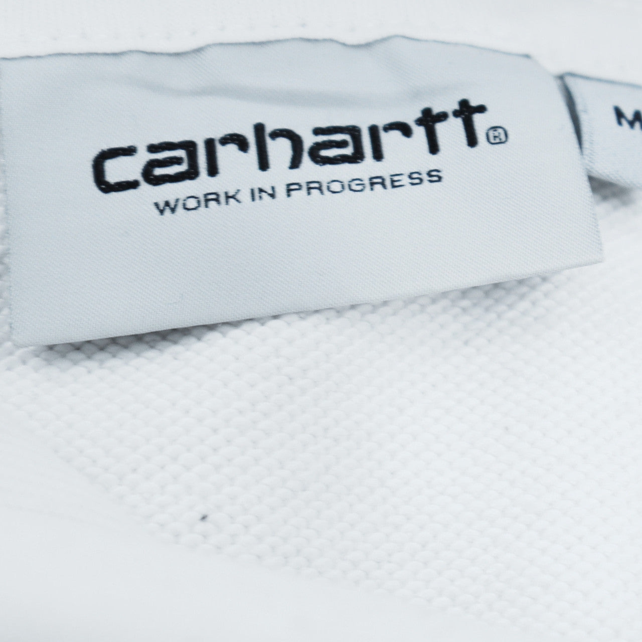 Carhartt WIP Men's White Embroidered Pullover Hoodie Size M
