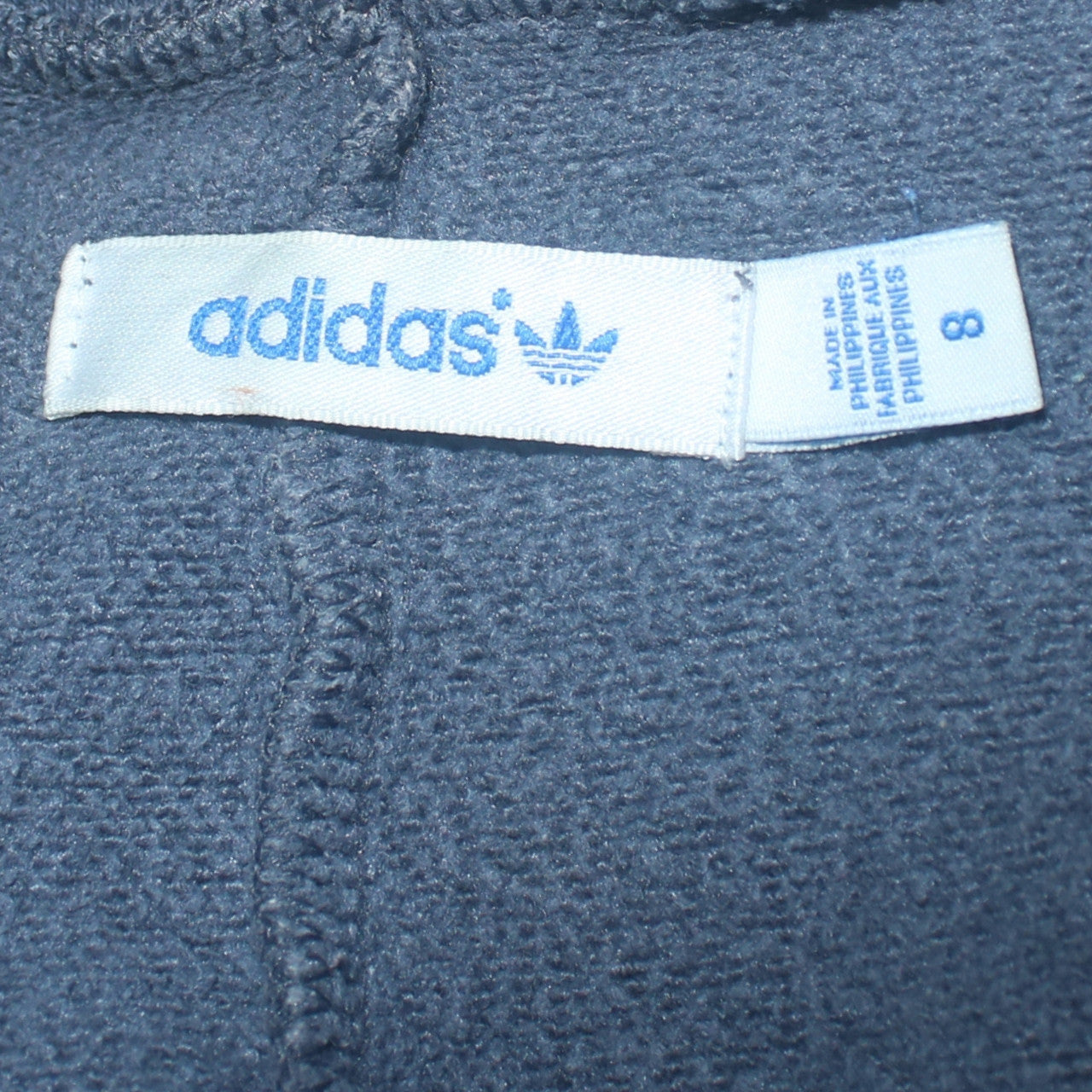 Adidas Women's Grey Sweatshirt Size 8 Crew Neck Pullover Logo Casual