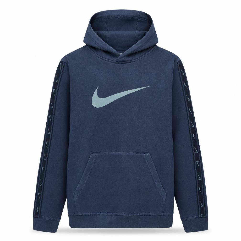 Nike Boys Blue Pullover Hoodie XL Logo Fleece Sweatshirt