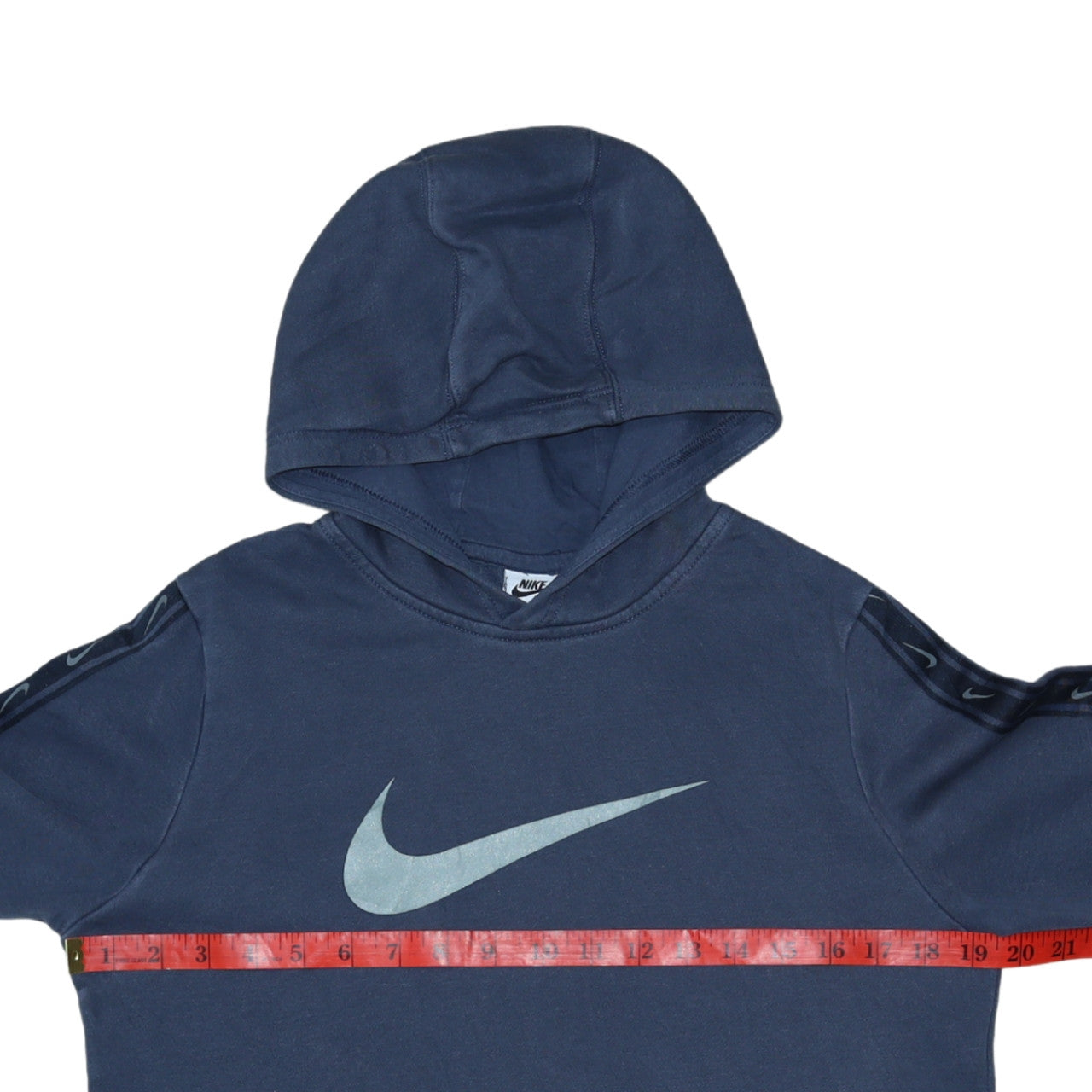 Nike Boys Blue Pullover Hoodie XL Logo Fleece Sweatshirt