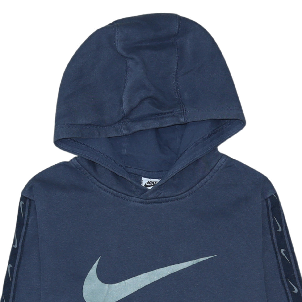 Nike Boys Blue Pullover Hoodie XL Logo Fleece Sweatshirt