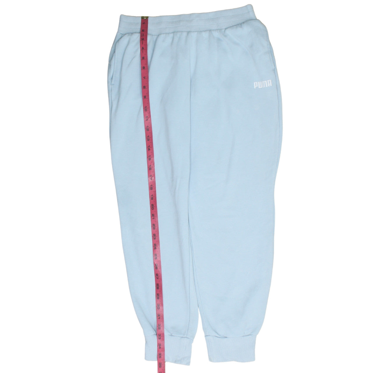 Puma Men's Blue Jogger Trousers Size M Elastic Waist Regular Fit