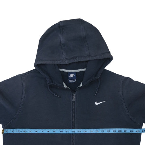 Nike Men's Blue Full Zip Fleece Hoodie L Regular Fit