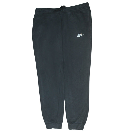 Nike Men's Black Jogger Sweatpants M Regular Fit Fleece Trousers
