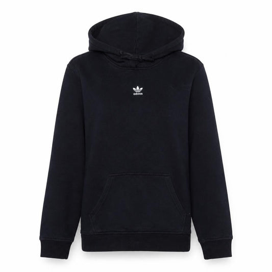 Adidas Womens Black Size 8 Pullover Hoodie Sweatshirt