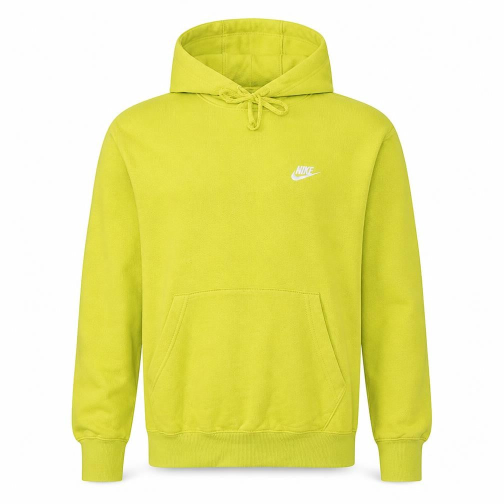 Nike Men's Yellow Pullover Fleece Hoodie Size S