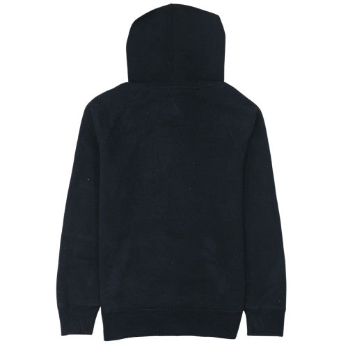 Hollister Mens Black L Basic Hooded Activewear Fleece Jacket