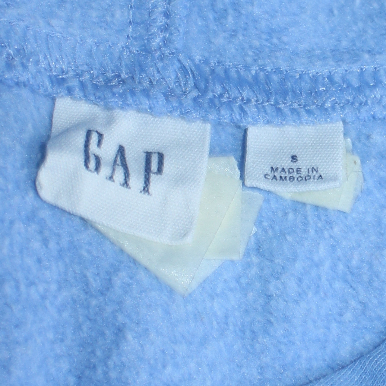 GAP Womens Blue Small Pullover Hoodie with Logo