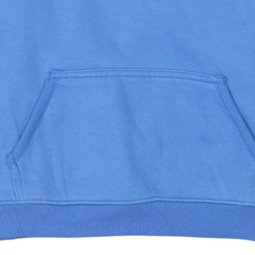 Columbia Women’s Blue Pullover Hoodie Size L Cotton Blend Fleece