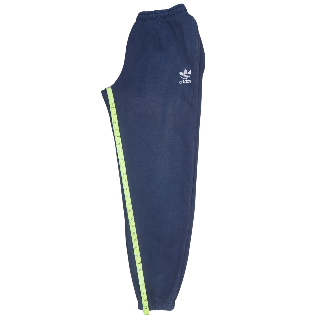 adidas Men's Blue 32 Regular Fleece Sweatpants with Elastic Waist