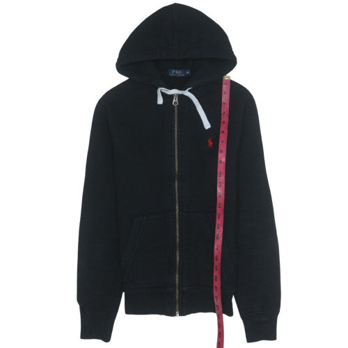 Ralph Lauren Men's Black XS Full Zip Hoodie Cotton Blend
