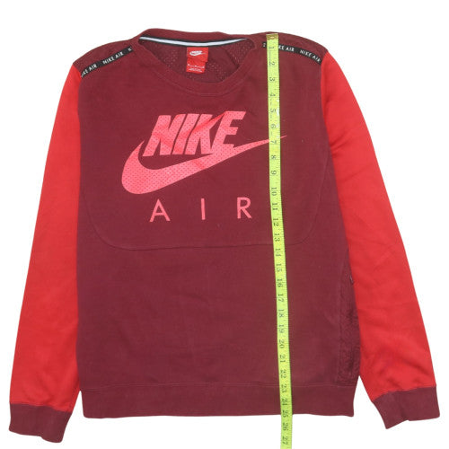Nike Air Men's Burgundy Red Crew Neck Sweatshirt M