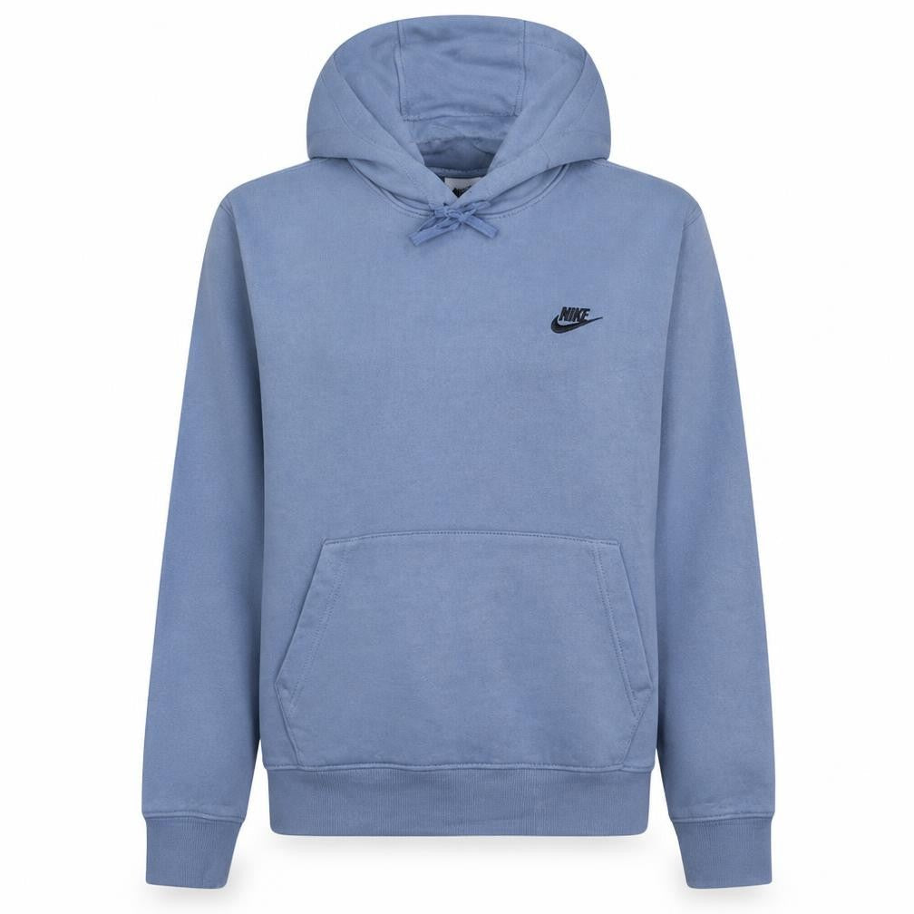 Nike Women’s Blue Pullover Hoodie Medium Cotton Blend Casual