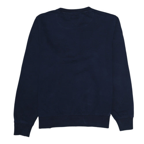 Tommy Hilfiger Women Navy Blue XL Crew Neck Pullover Sweatshirt