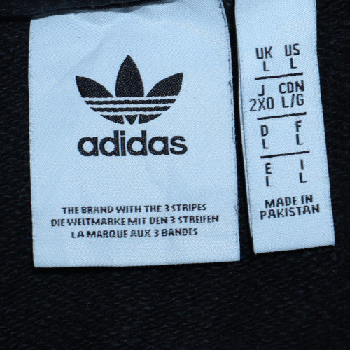 Adidas Men's Black L Crew Neck Pullover Sweatshirt