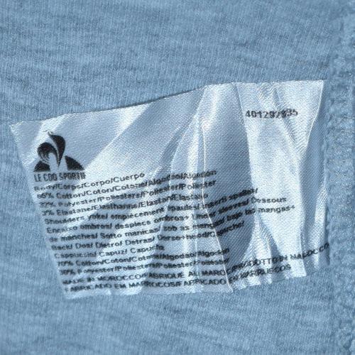Le Coq Sportif Men's Grey Full Zip Hoodie XL Cotton Blend Performance