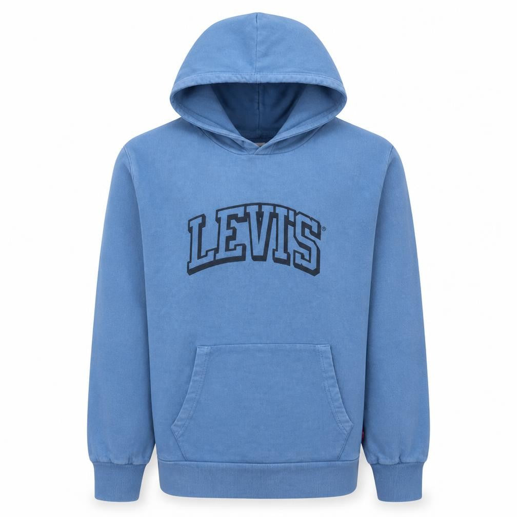Levi's Men's Blue Pullover Hoodie M Regular Fit Fleece Sweatshirt