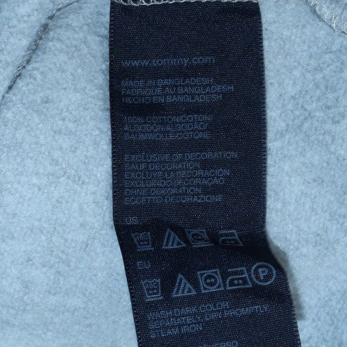 Tommy Hilfiger Womens Grey Crew Neck Pullover Sweatshirt Size S