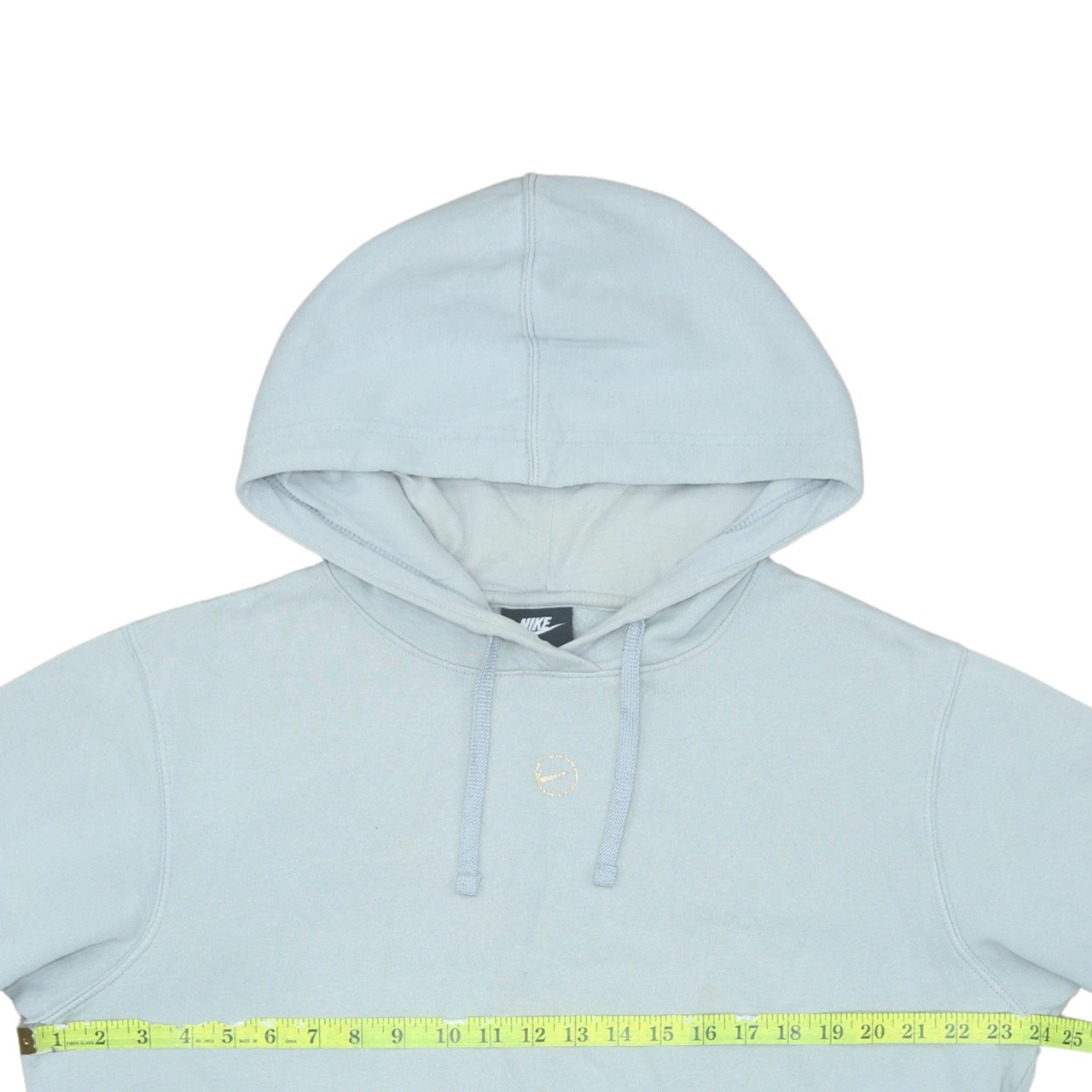 Nike Womens Light Blue Pullover Hoodie Size M Loose Fit